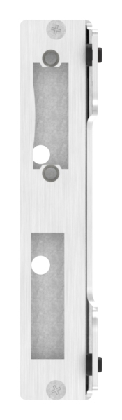 Gegenkasten Edelstahl V2A eckig fuer 72 mm Abstand- 30 mm Schlosskasten zum Anschweissen-88-1159301-240.30