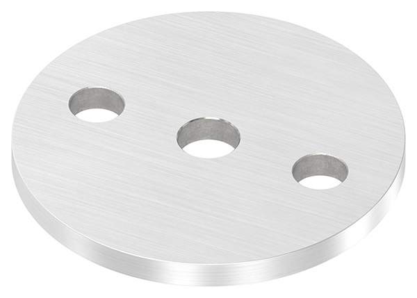 Ankerplatte Ø 80 x 6 mm mit Zentrierbohrung- Ø 12-5 mm V2A-11-2221.4