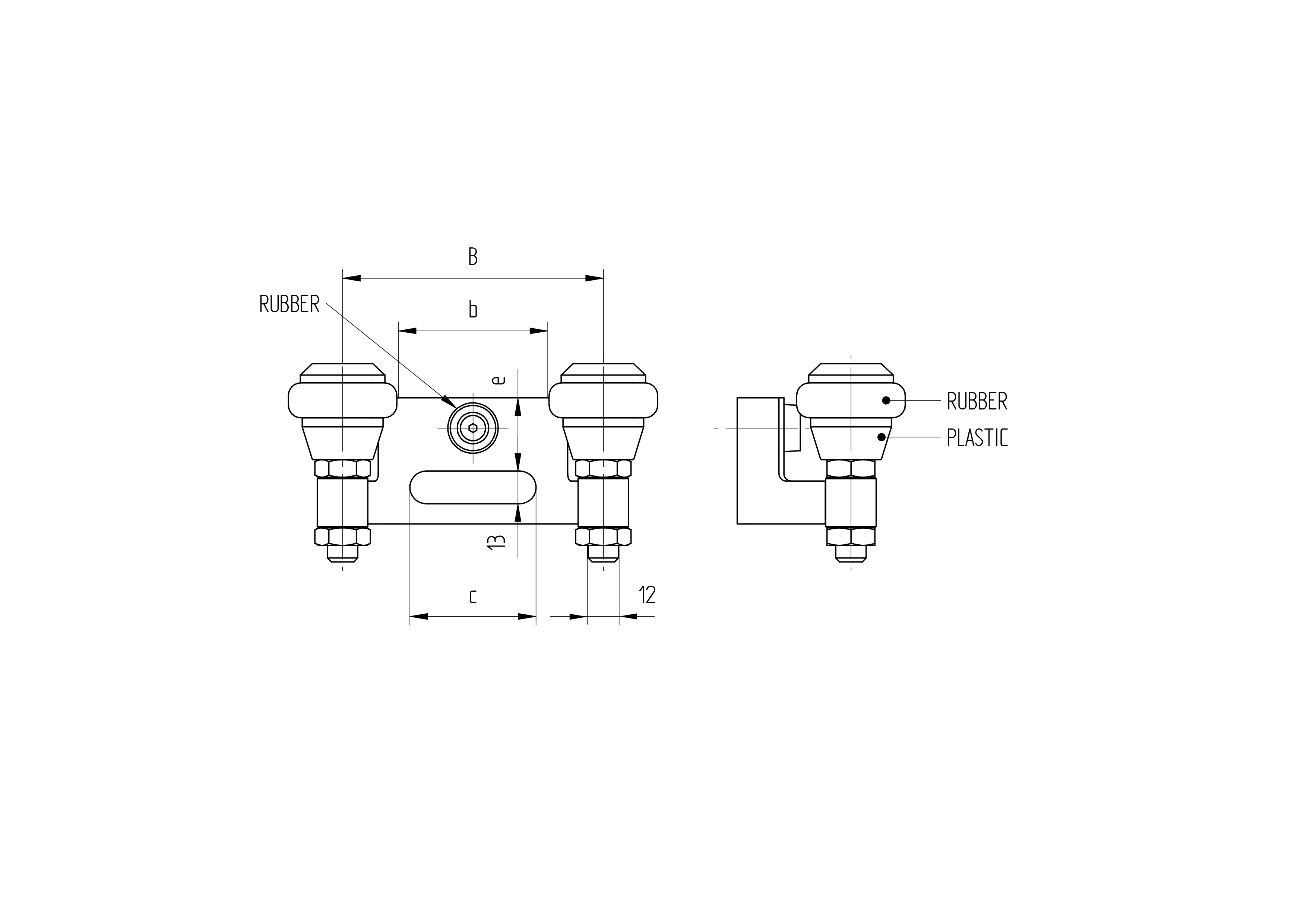 Obere Torfhrung Stahl verzinkt fr 60 mm Profile-89-11H3760P-A.4