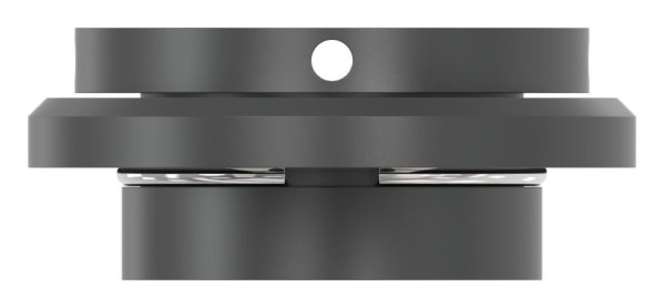 Montageplatte Aluminium 65x140 mm oval zum Schrauben-88-11180-6026-01.S