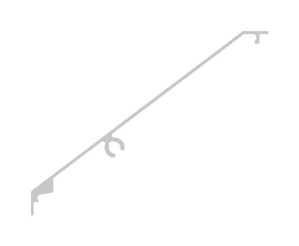 Abdeckung Aluminium L = 6000 mm eloxiert E4-EV1 fuer Vordach eleganza canopy-88-11VDE-AB-6000.ALU
