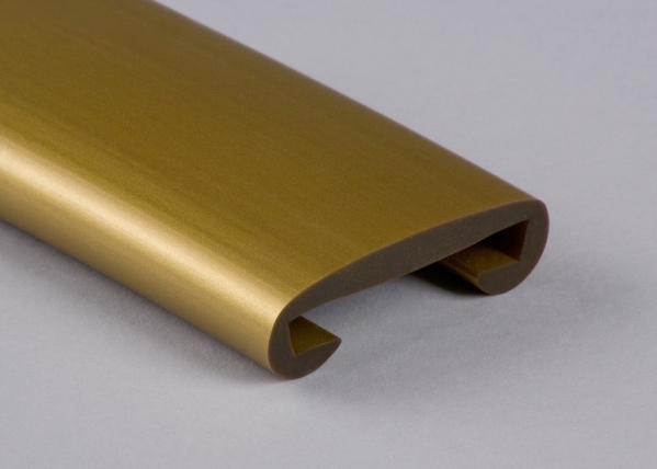 Kunststoffhandlauf Kunststoff 50 x 8 mm gold- Rolle 25 m-88-11F508.020