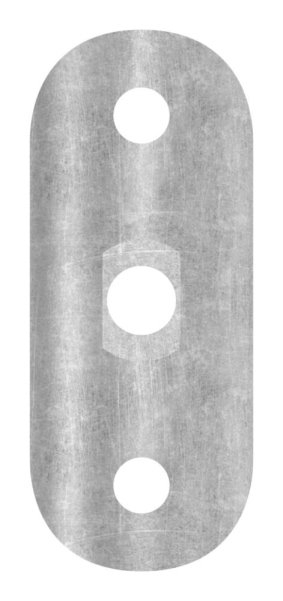 Handlaufanschlussplatte S235JR Rohranschluss Ø 33-7 mm 64 x 24 x 4 mm-30-1406.8