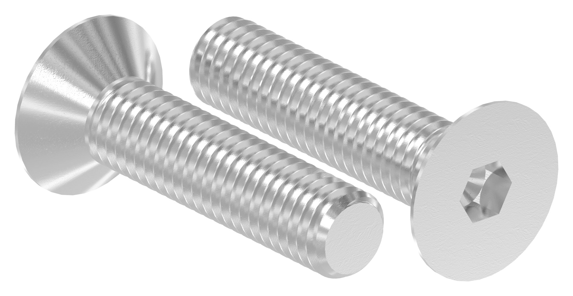 Senkkopfschraube V2A M8x45 Innensechskant Vollgewinde ISO 10642-88-1158316-240.45