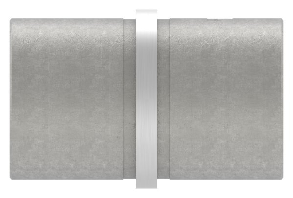 Rohrverbinder V2A Ø 42-4 x 2-0 mm mit Mittelsteg L 65 mm-11-3371.4