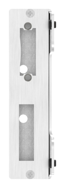 Gegenkasten Edelstahl V2A fuer Abstand 72 mm- 40 mm- zum Anschweissen- geschliffen Korn 240-88-1159301-240.40