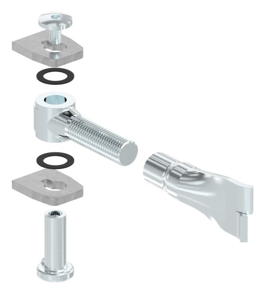 Torband M18 verstellbar zum einmauern Stahl -roh- S235JR-30-3519.8