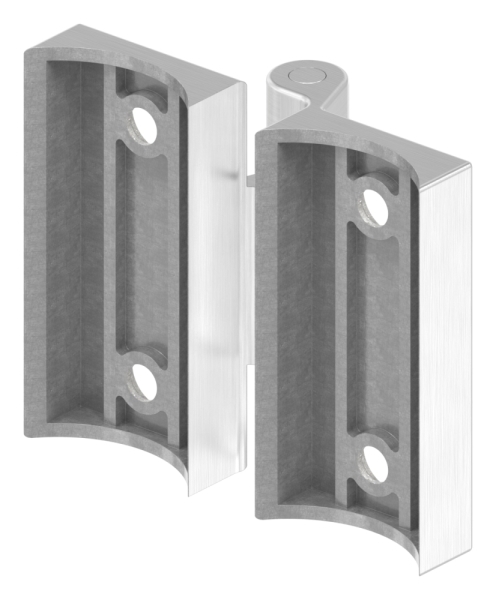 Anschraubscharnier Edelstahl V4A fuer Rohr Ø 42-4 mm zum Anschrauben-88-1156520-V4A.42
