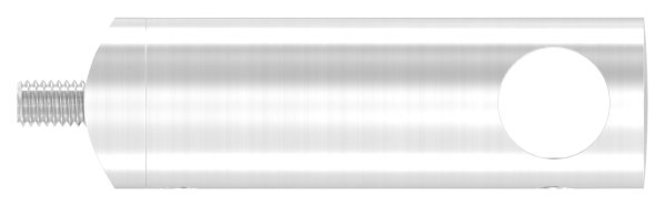 Querstabhalter V2A Edelstahl Lang 68 mm – Anschluss 33-7 mm fuer Rundstaebe 14 mm inkl- Schrauben-11-1056.4