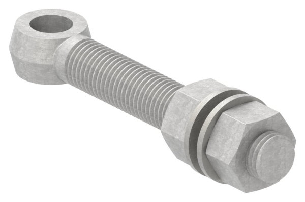 Torband Augenschraube M24 x 160 mm - Komplett Feuerverzinkt - inkl- Muttern - Scheiben-30-3524.8