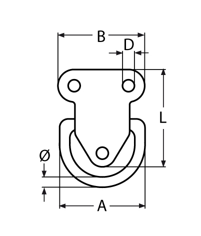 Klappauge Laenge- 58 mm V2A - Verkauf in VPEs-66-64-411.8579