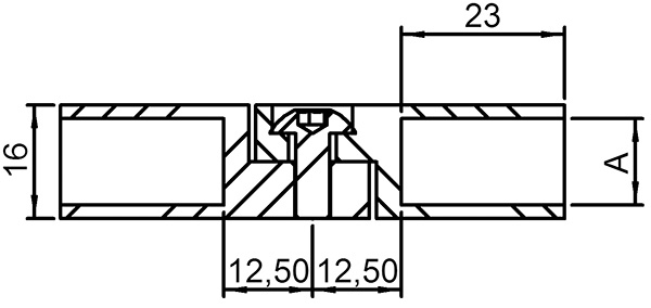 Vierkant Gelenkverbinder V2A fuer 12 x 12 mm 0-95°-11-1613.4