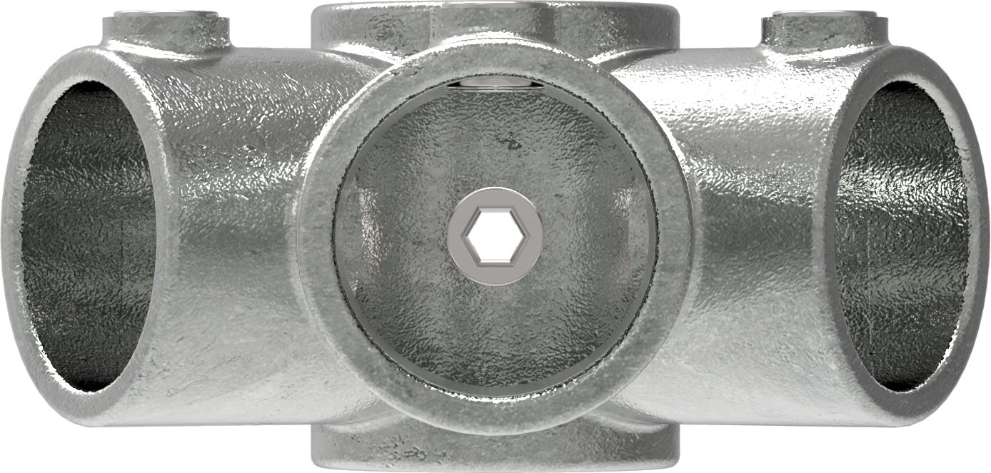 Rohrverbinder Firststueck 27-5° Ø 26-9 mm -3-4- - Temperguss verzinkt - 191A27-191A27