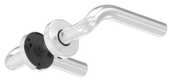 Tuerdrueckerpaar V2A inkl- 8 mm Drueckerstift Modell FLASH-11-3975.4