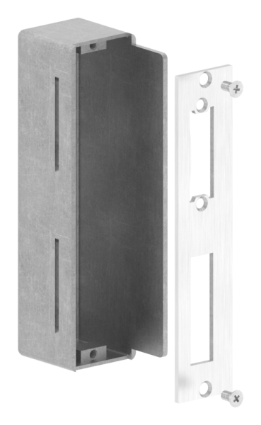 Schliesskasten Stahl S235 V2A fuer 40mm Schlosskasten anschweissbar E-Oeffner-30-3376.8