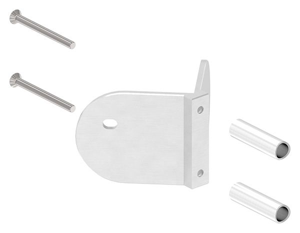 Wandanker 90° Aussendecke fuer Rohr Ø 42-4 mm - V2A-11-3038.4