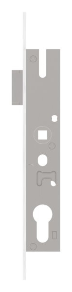 Rohrrahmenschloss verzinkt- Stulpe Edelstahl geschliffen- Abstand 72 mm- Dornmass 18 mm-88-1140106.72