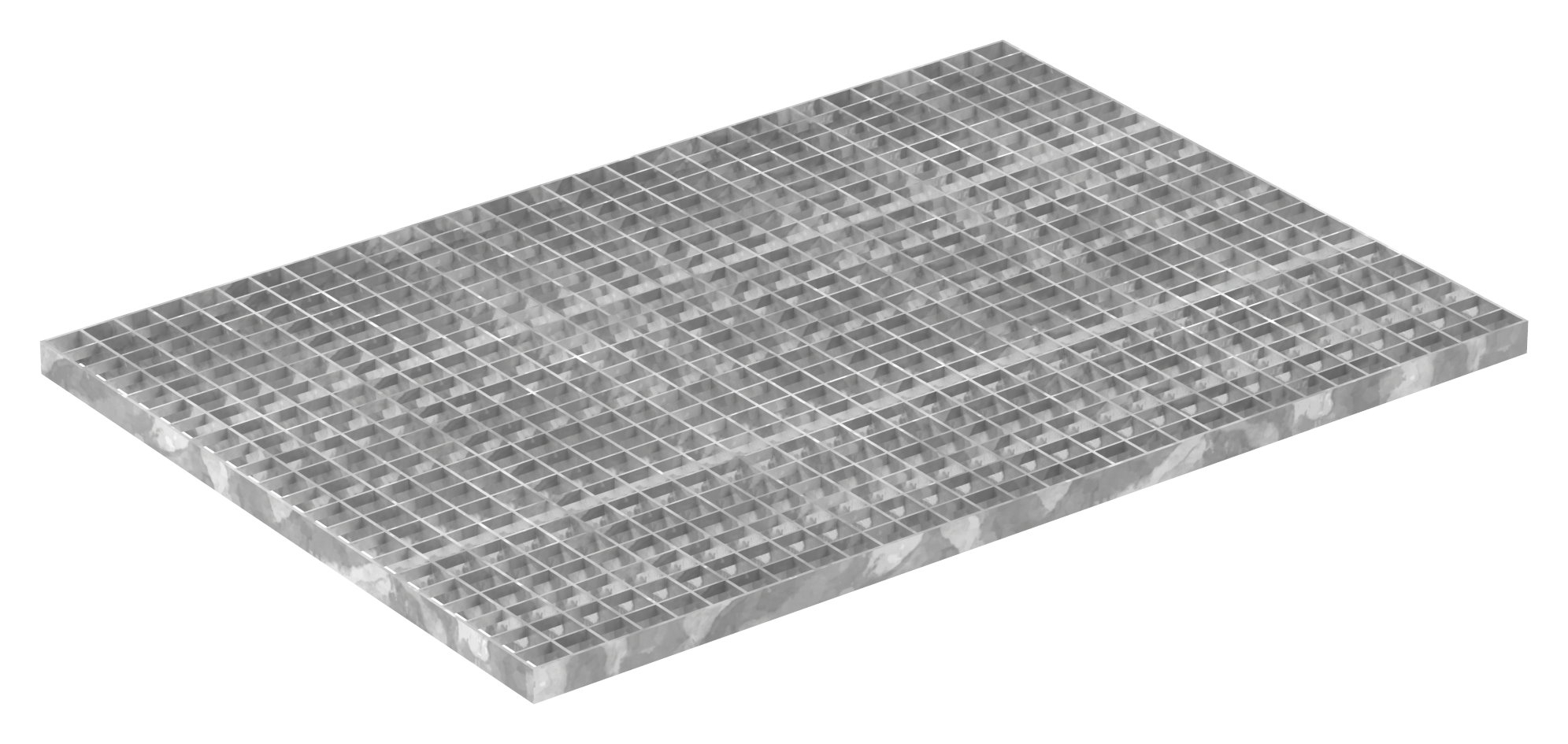 Industrie-Gitterrost - Masse- 700x1000x30 mm; MW 30-30 mm; 30-3 mm - S235JR -St37-2- im Vollbad feuerverzinkt-21-7010030303.7