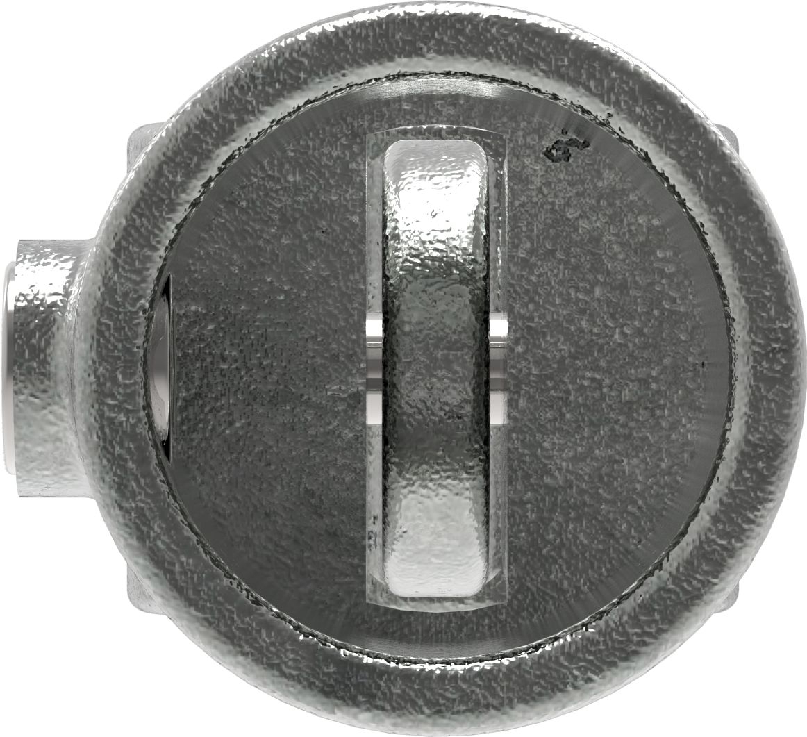 Rohrverbinder - Gelenkstueck einfach - 173E60 - 60-3 mm - 2- - Feuerverzinkt u. Elektrogalvanisiert-173E60
