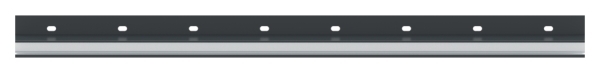 Vordachprofil Aluminium L = 1605 mm pulverbeschichtet RAL 7016 mit ETA-88-11VDE-1600.7016