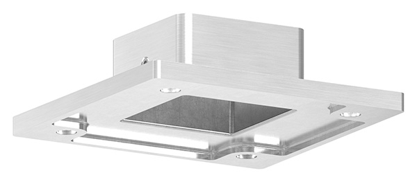 Wand- u- Bodenanker fuer Quadratrohr 40x40 mm - V2A-11-2703.4
