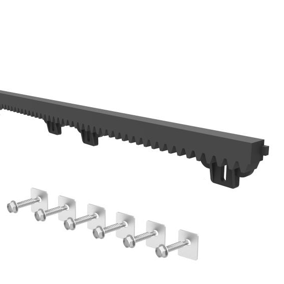 Zahnstange Modul 4 Kunststoff mit Stahlkern 27 x 20 mm fr Tore bis 1200 kg-89-11H01PVCS-A.4