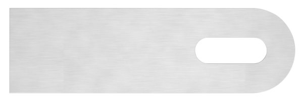 Anschweisslasche 100x30x6 mm mit Langloch- 25x9 mm V2A-11-2442.4