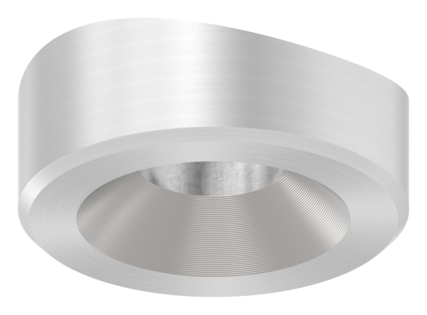 Ausgleichsstueck Edelstahl V2A Ø 18 mm fuer Rohr Ø 48-3 mm- Bohrung Ø 6-5 mm gesenkt-88-1151341-240.48