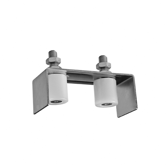 Fhrungsbgel mit 2 Rollen Stahl verzinkt 165 x 68 mm Rolle  40-5 mm M16-89-11H122-A.4
