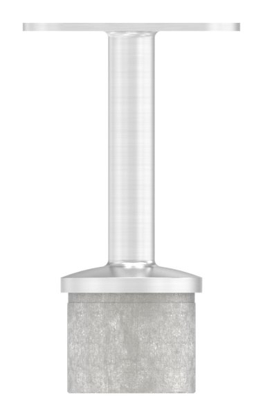 Rohrstopfen V4A fuer Rohr Ø 42-4 mm mit Stift Ø 14 mm LED Handlauf flach-88-1160419-V4A.LED