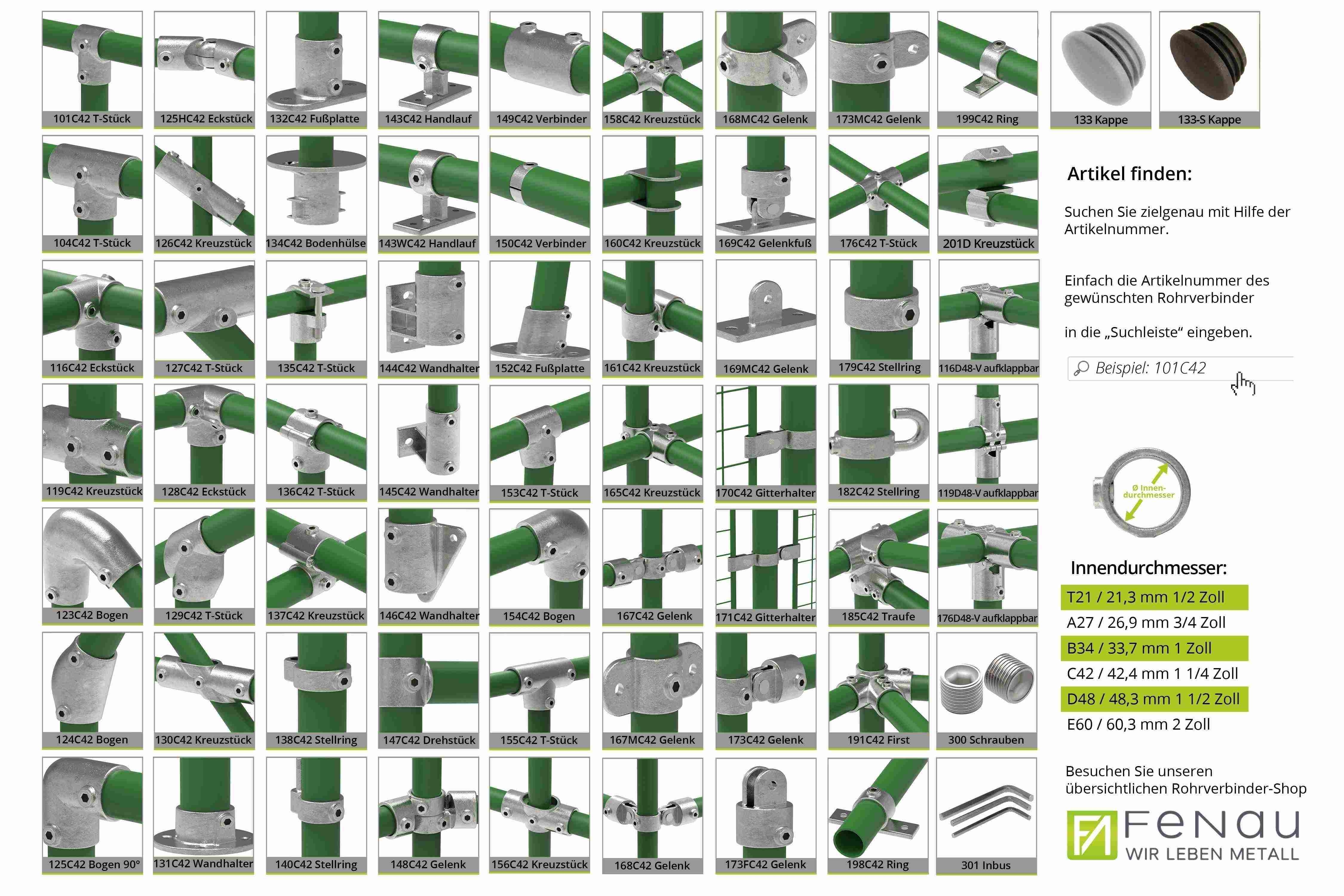 Rohrverbinder - Kunststoffstopfen schwarz - 133C42-S - 42-4 x 1 - 2 mm - 1 1-4-133C42-S