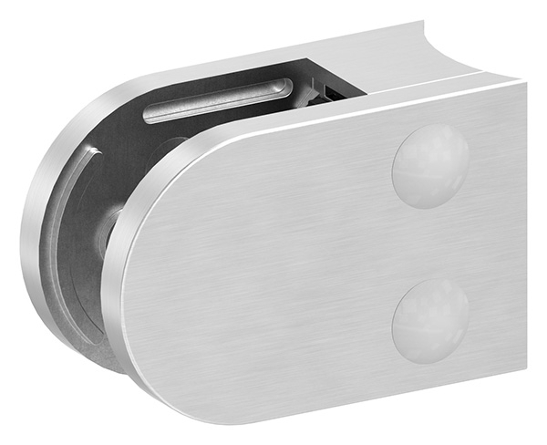 Glasklemme 63x45x30 mm AbZ fuer Anschluss Ø 48-3 mm V4A-10-2448ABZ.1