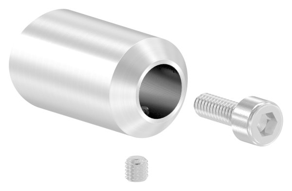 Querstabhalter Edelstahl V2A Anschluss 48-3 mm Bohrung Ø 12-5 mm zum Stossen-88-1150535-240.48