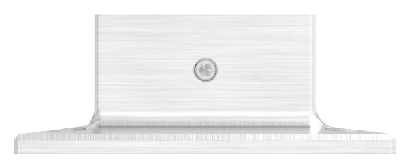 Wandbefestigung Edelstahl V2A fuer Quadratnutrohr 40 x 40 mm- geschliffen Korn 240-88-1160376.240
