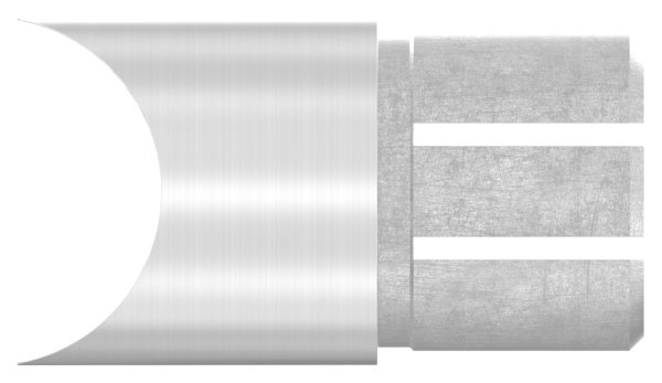 Anschlussstueck 90° V2A fuer Rohr 48-3 mm mit Klemmschraube-11-3639.4