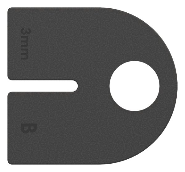 1 Paar Gummis zu Glasklemme 63x45x30 mm AbZ fuer 3 mm Blech-10-2419ABZ.0