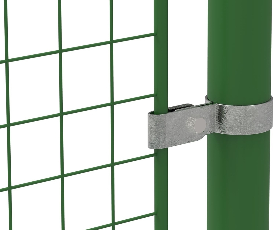 Rohrverbinder Gitterhalter einfach Ø 26-9 – 60-3 mm - Temperguss verzinkt - 170-170