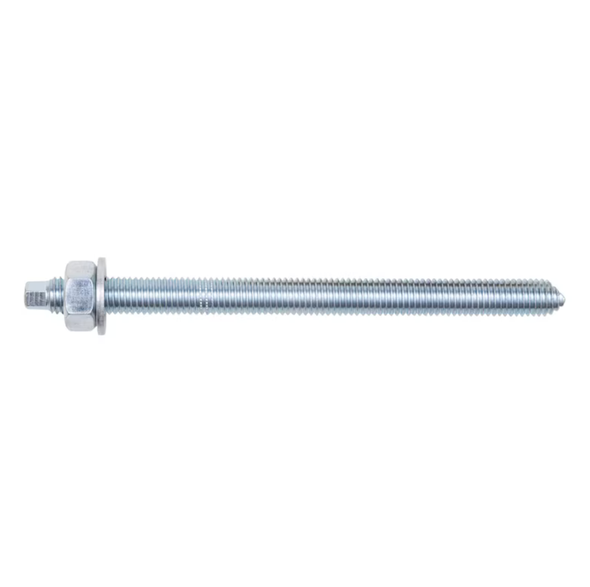 Ankerstange Stahl galvanisch verzinkt M12 x 135 mm mit Spitzenwinkel und Innensechskant-89-11Q508VM250M12135-A.4
