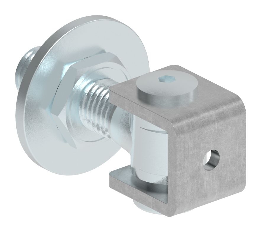 mit Anschweißplatte