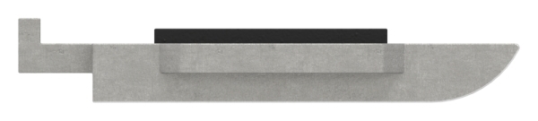 Sicherungsplatte Edelstahl V2A fuer Mod- 45-88-1145-BODEN.V2A