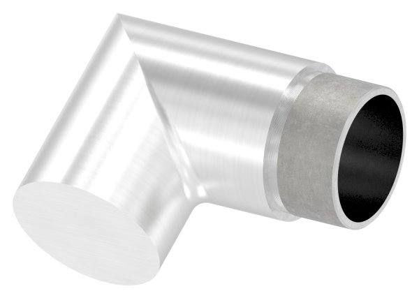 Endbogen V2A fuer Rohr Ø 42-4 x 2-0 mm 90° zum Stecken-11-3391.4