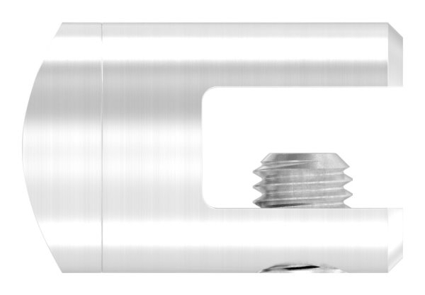 Querstab-Plattenhalter V2A Edelstahl Ø 25 mm – Anschluss 42-4 mm inkl- Schrauben-11-1662.4