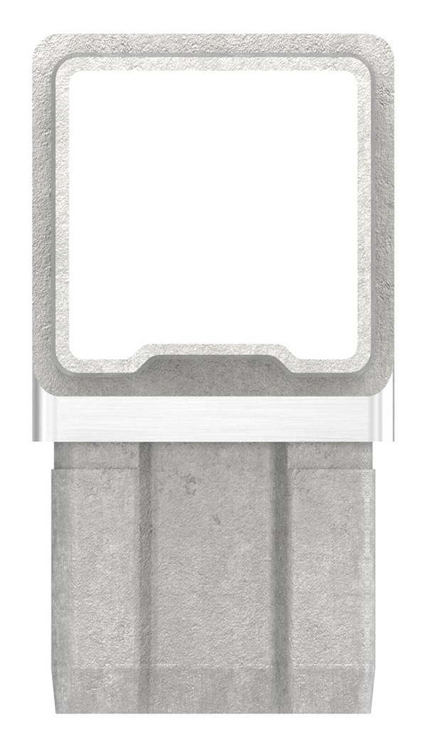 T-Verbinder V4A fuer Rohr 40x40x2 mm zum Stecken-88.1110134040