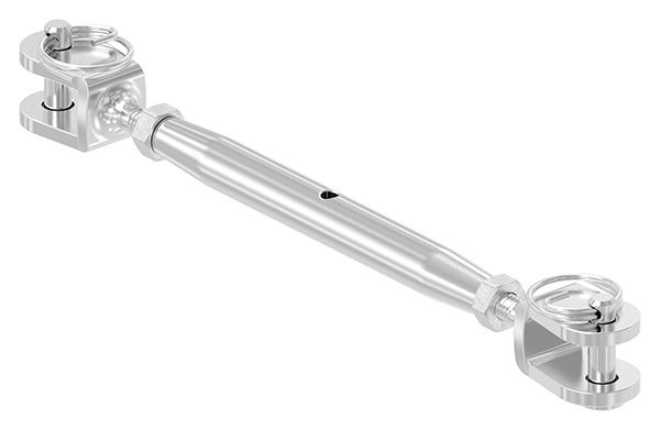 Wantenspanner - Gabel-Gabel - Gewinde M4 bis M8 - V4A-11.2889