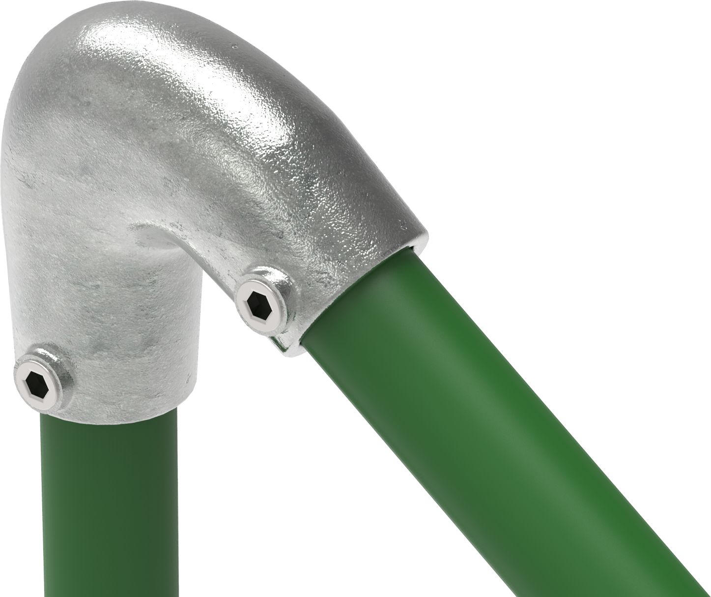 Rohrverbinder - Bogen variabel 40-70° - 123 - 33-7 mm - 48-3 mm - 1- - 1 1-2- - Feuerverzinkt u. Elektrogalvanisiert-123