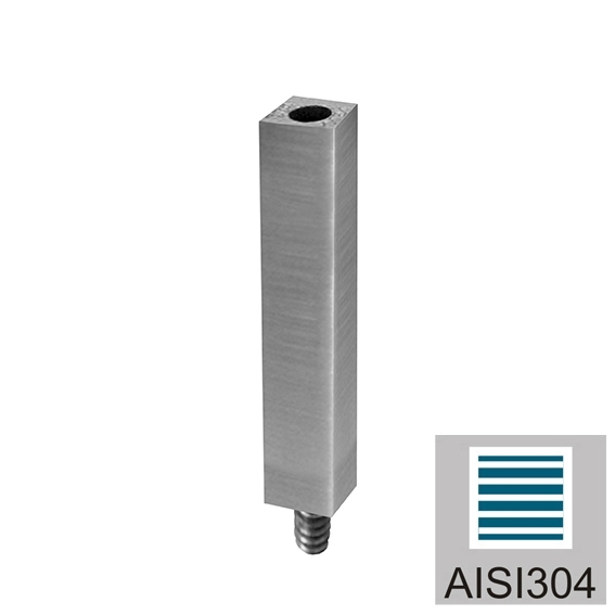 Handlaufhalter Kugelform Edelstahl AISI 304 fuer Rundrohr Ø 33-7 mm geschliffen-89-11A4811040-A.4