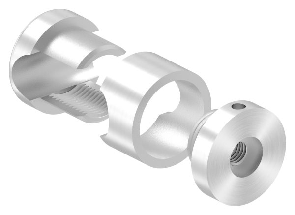 BRENK-fix® Grundhalter fuer Staebe Ø 14mm- ALU-88-11BR-R14M8.ALU