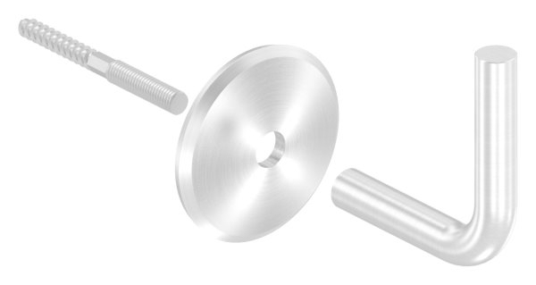 Handlaufhalter mit Ronde 70x5 mm zum Anschweissen V2A-11-2014.4