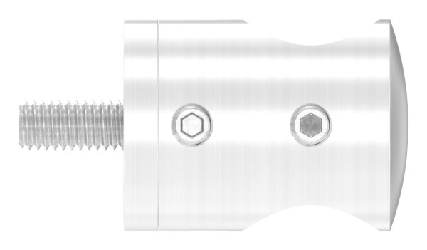 Querstabhalter Edelstahl V2A fuer Profil Ø 16 mm- Bohrung Ø 16-2 mm- geschliffen-88-1150394.240A