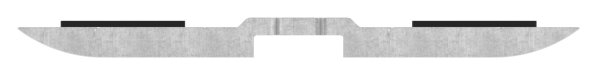 Sicherungsboden Edelstahl V2A fuer Sichtschutz Mod- 25-88-1125-MK-B.V2A